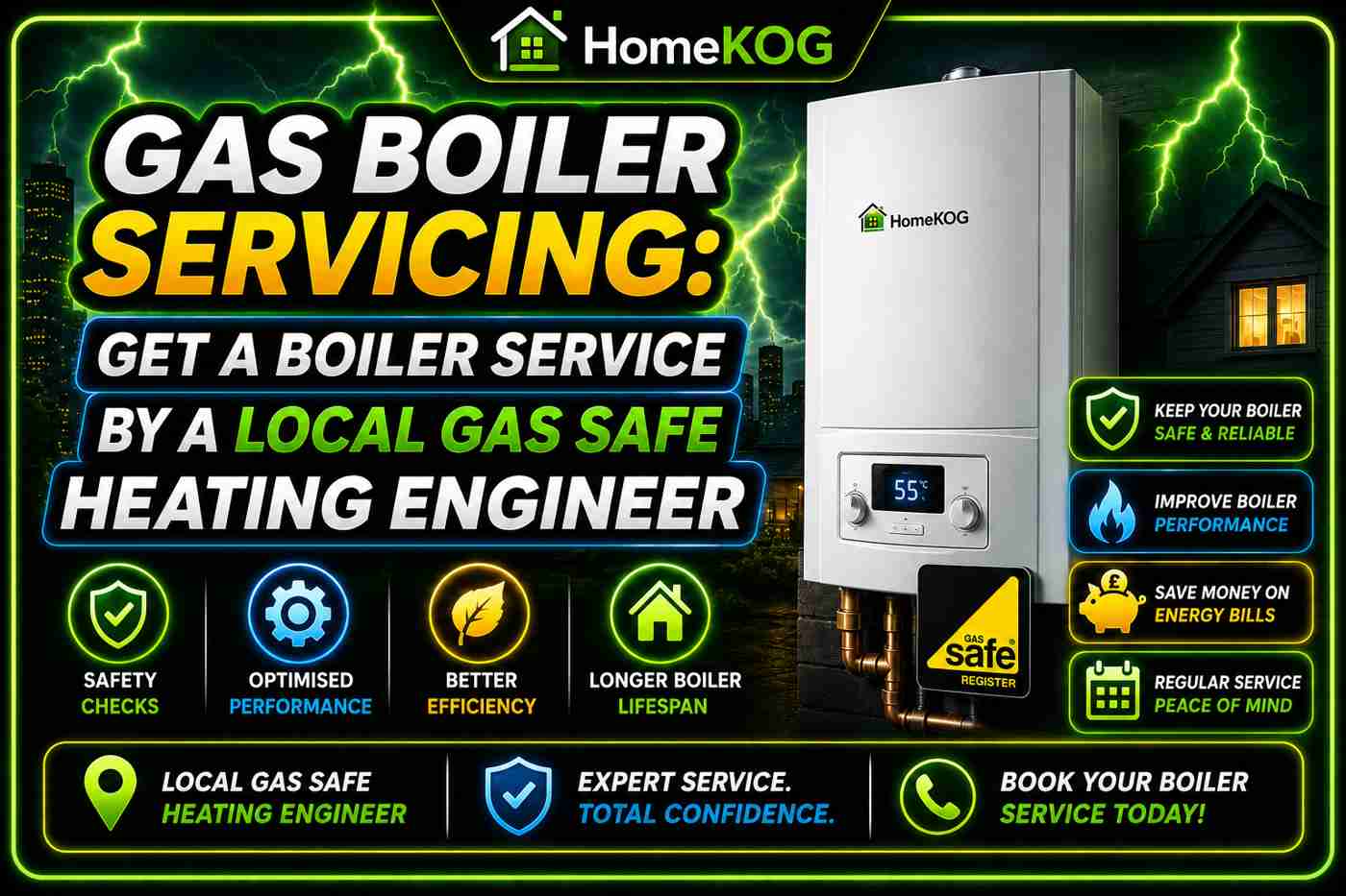 Gas Boiler Servicing: Get A Boiler Service By A Local Gas Safe Heating Engineer