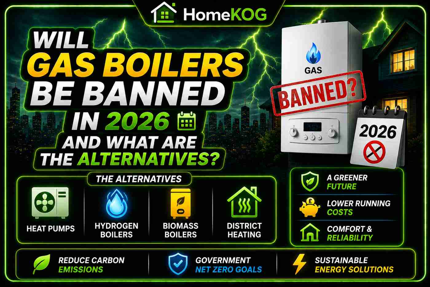 Will Gas Boilers Be Banned In 2026 and What Are The Alternatives?