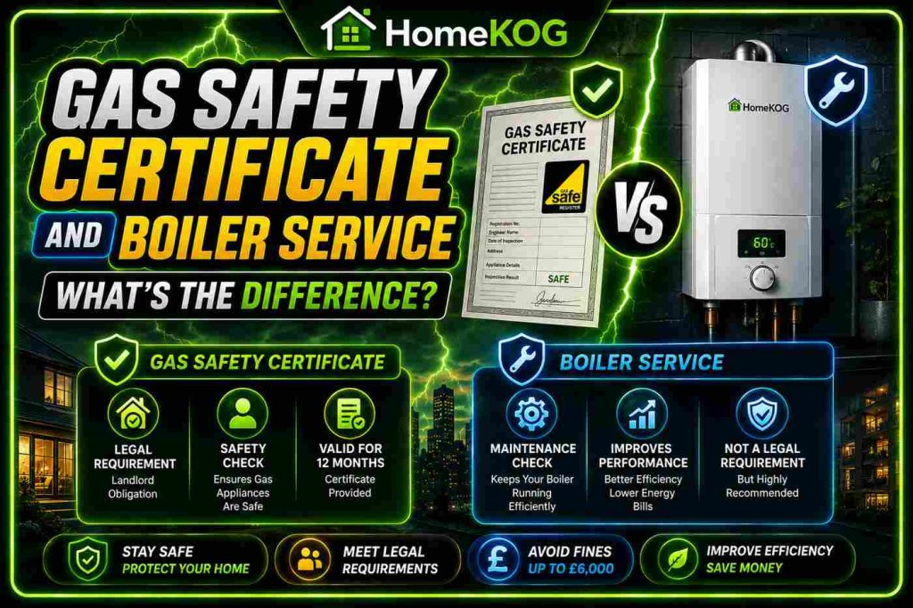 Gas Safety Certificate And Boiler Service – What’s The Difference?