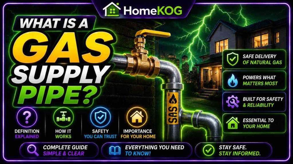 What Is A Gas Supply Pipe?