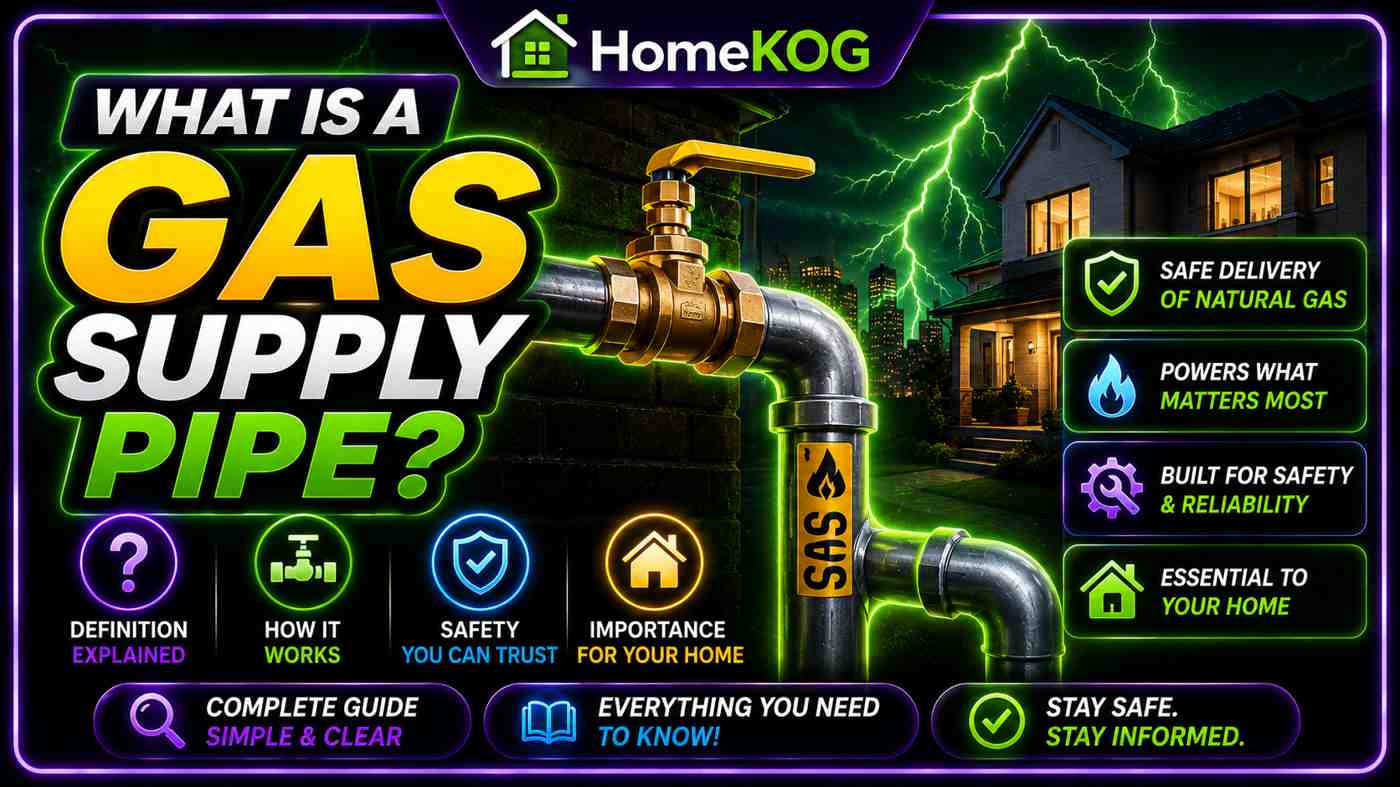 What Is A Gas Supply Pipe?
