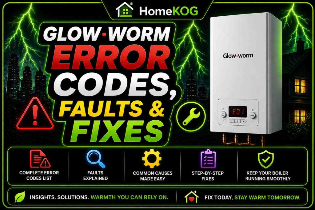 Glow Worm Error Codes, Faults & Fixes