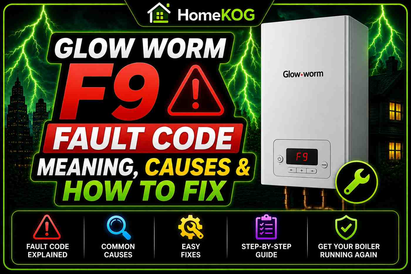Glow Worm F9 Fault Code Meaning, Causes & How to Fix