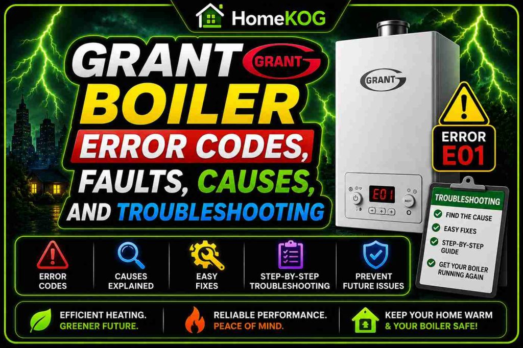 Grant Boiler Error Codes, Faults, Causes, and Troubleshooting