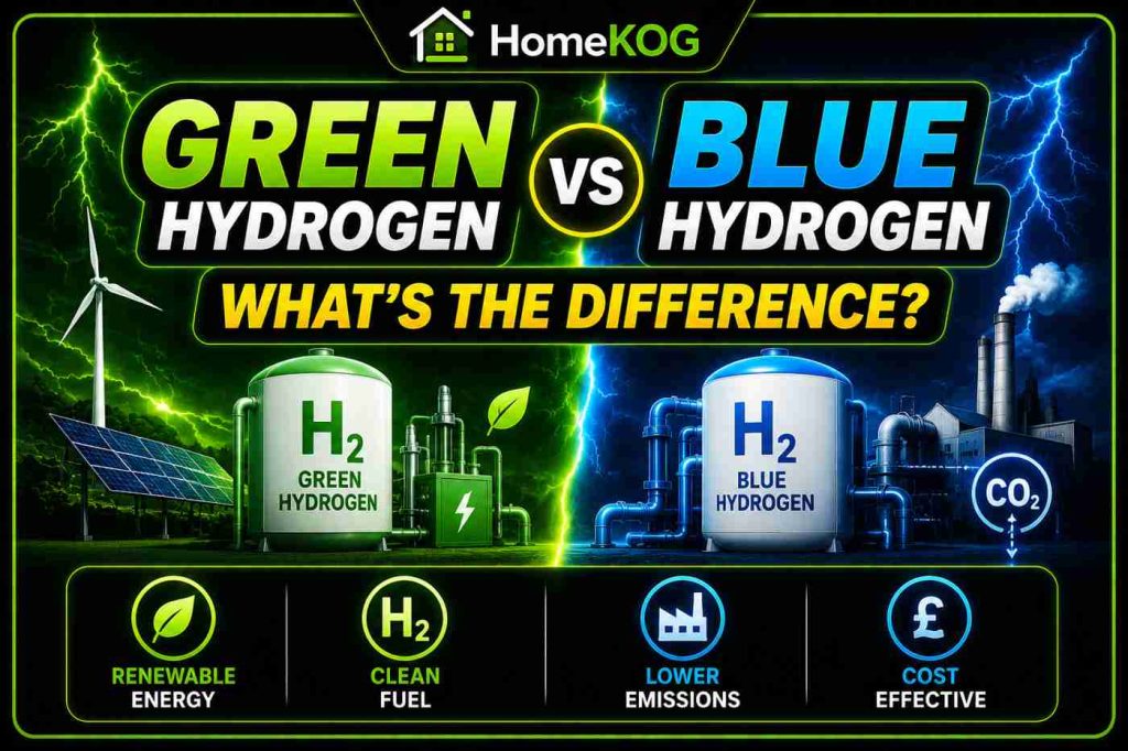 Green hydrogen vs blue hydrogen: What's the difference?