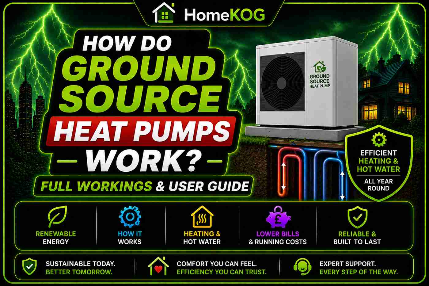 How Do Ground Source Heat Pumps Work? Full Workings & User Guide