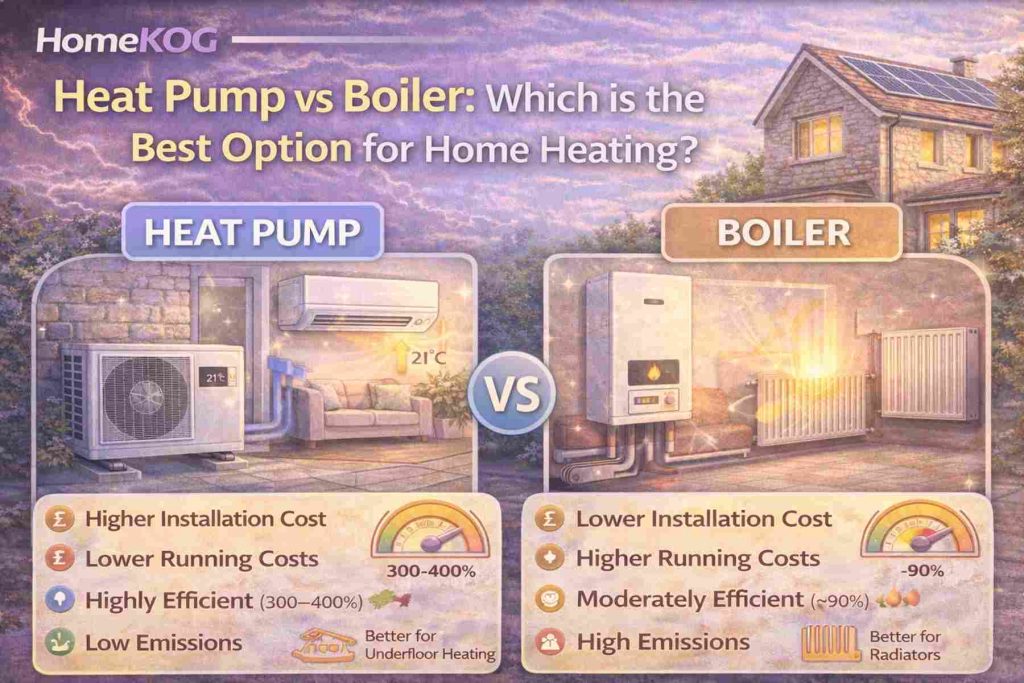 Heat Pump vs Boiler: Which is the best option for home heating?