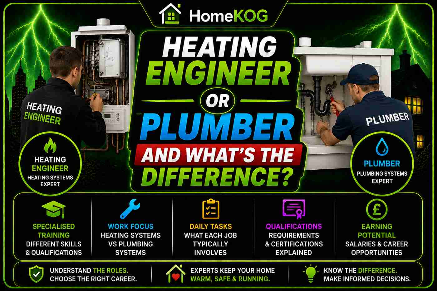 Heating Engineer or Plumber and What's The Difference?