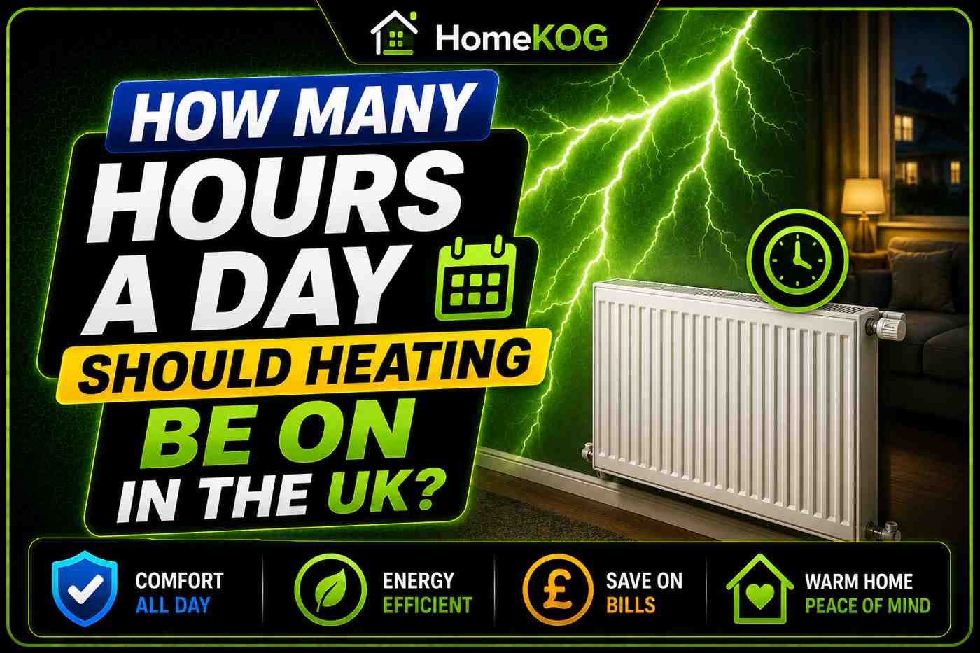 How Many Hours a Day Should Heating Be On In The UK?