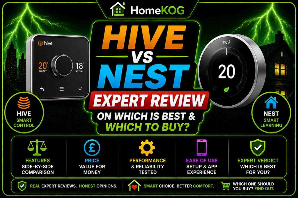 Hive Vs Nest Expert Review on Which is Best & Which to Buy?