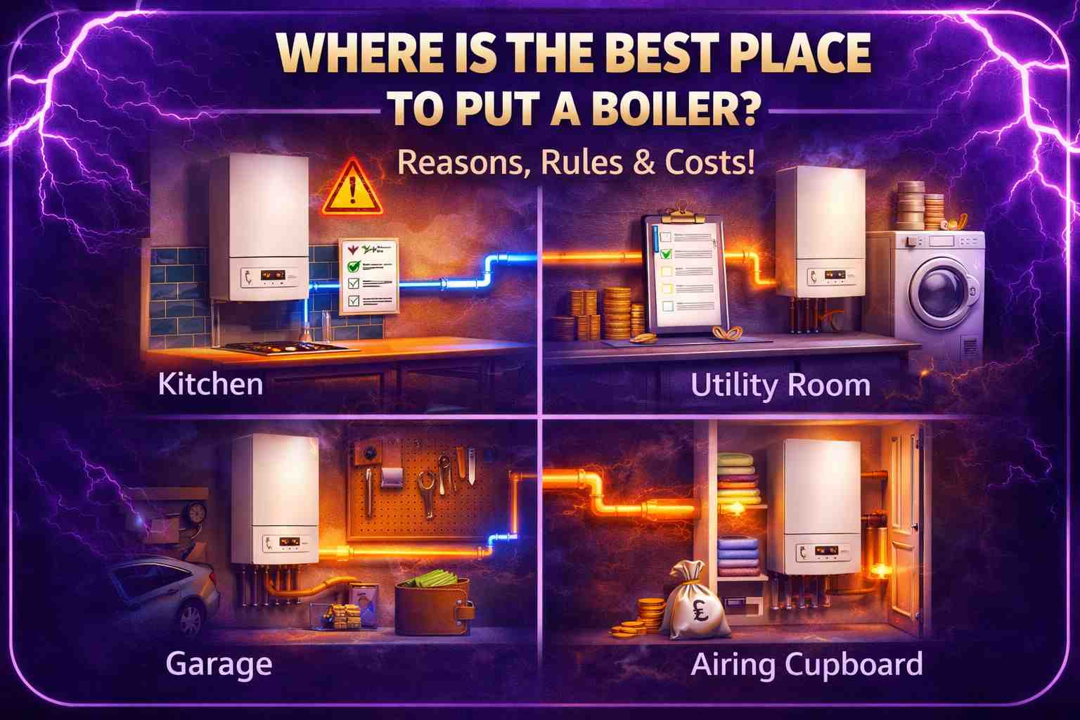 Where is the Best Place to Put a Boiler? Reasons, Rules and Costs 2026
