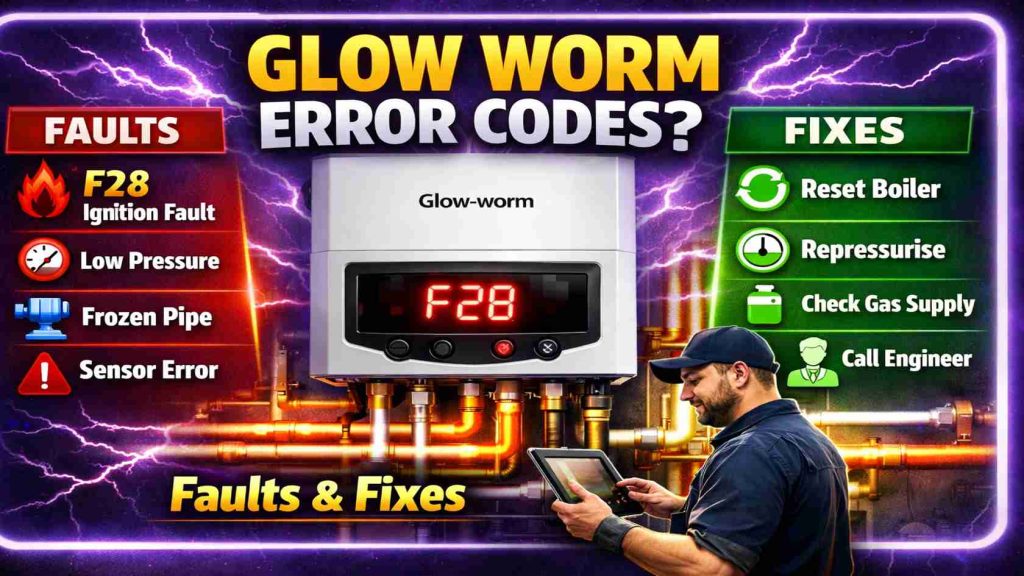 Glow Worm Boiler Error Codes, Faults and Fixes 2026