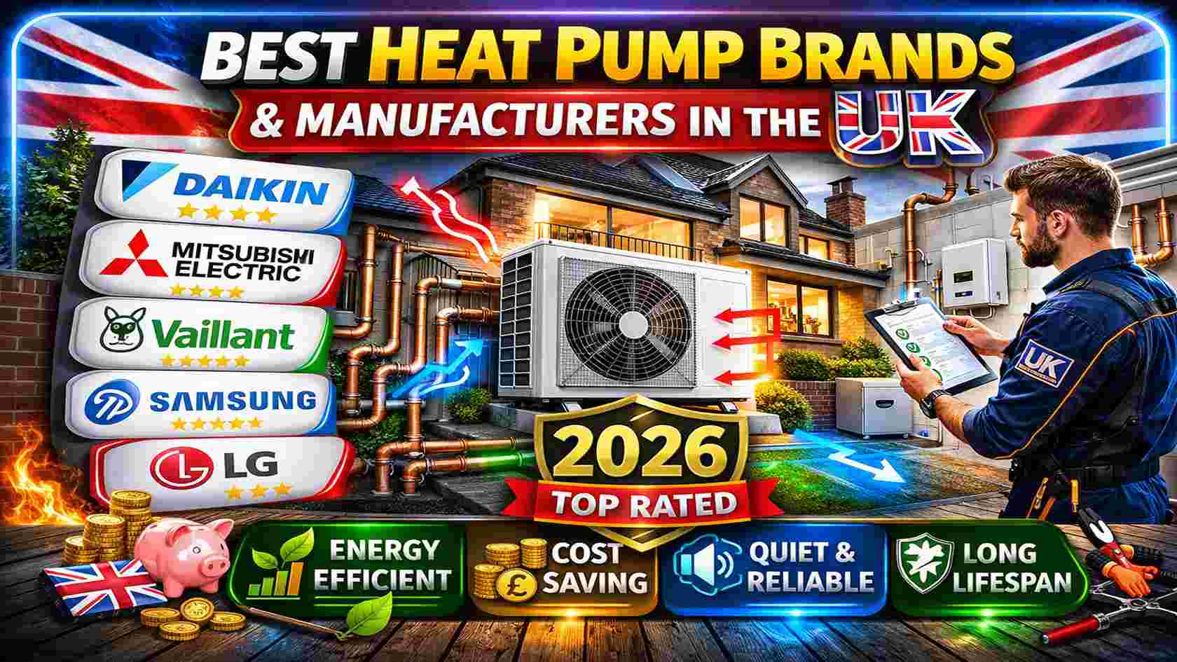 Best Heat Pump Brands and Manufacturers in the UK 2026