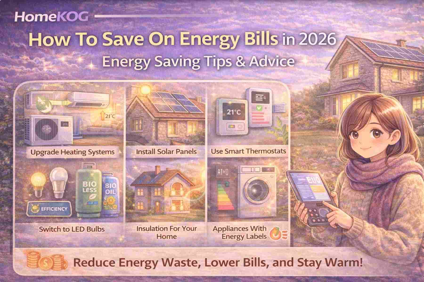 How to Save on Energy Bills in 2026: Energy Saving Tips and Advice