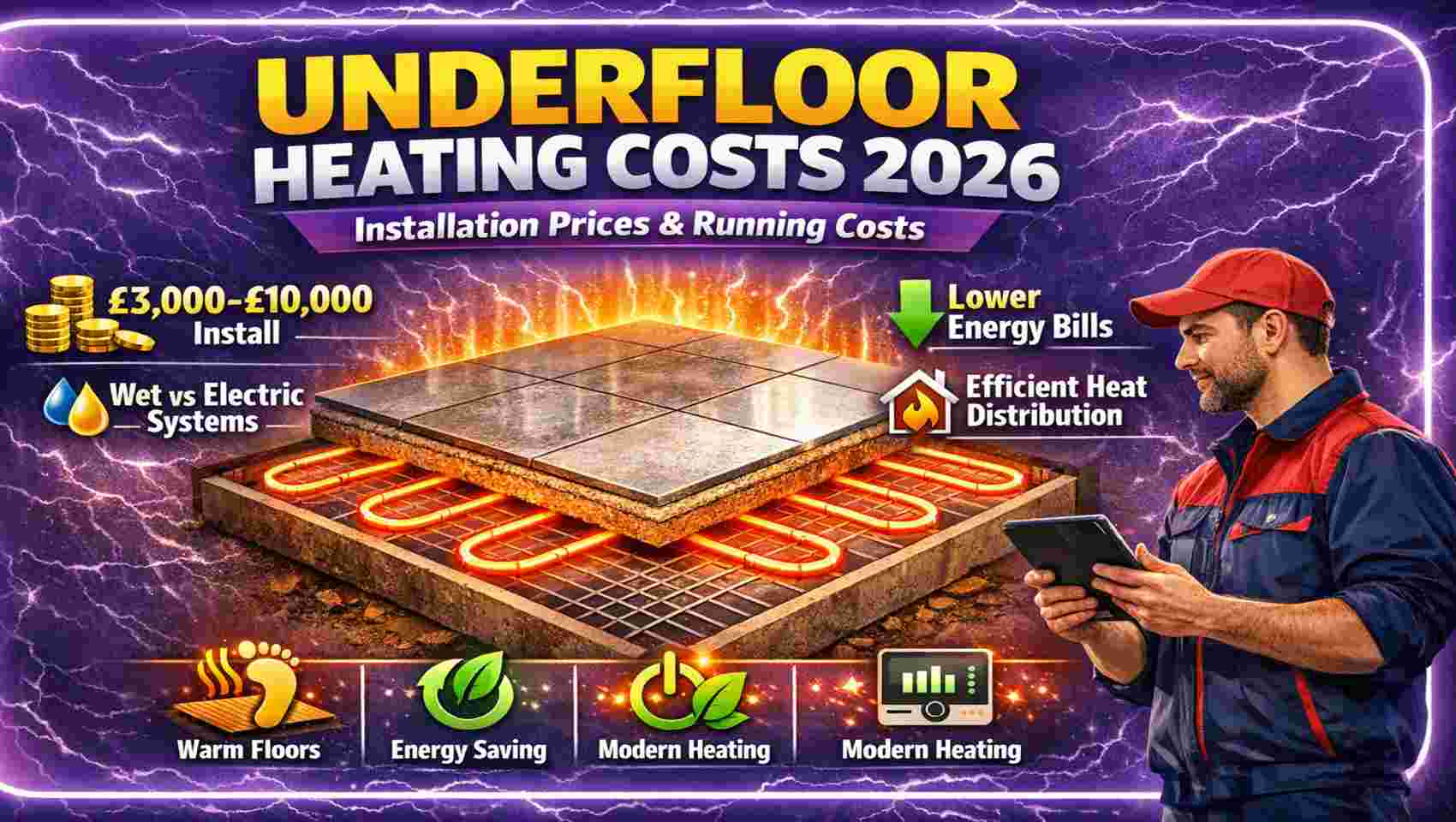 Underfloor Heating Costs, Installation Prices and Running Costs 2026