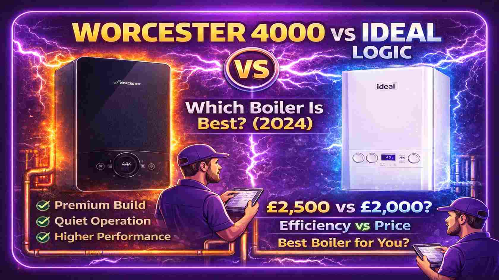 Worcester Bosch Greenstar 4000 vs Ideal Logic: Which Boiler Is Best for Your Home?