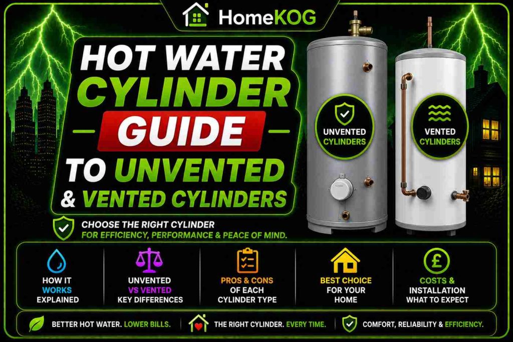 Hot Water Cylinder Guide To Unvented and Vented Cylinders