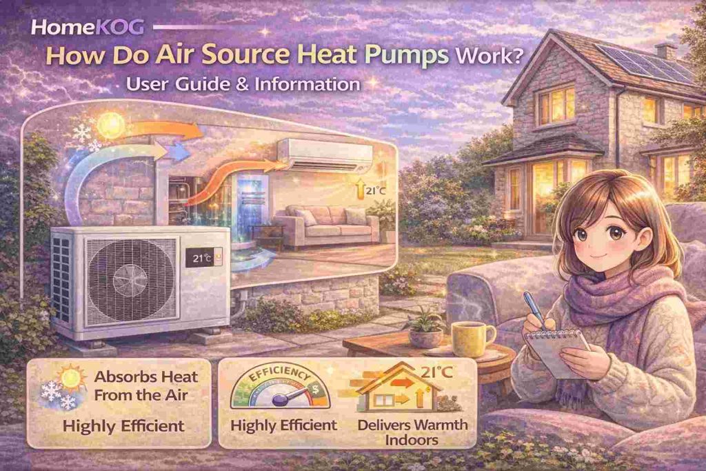 How do air source heat pumps work? User guide & Information