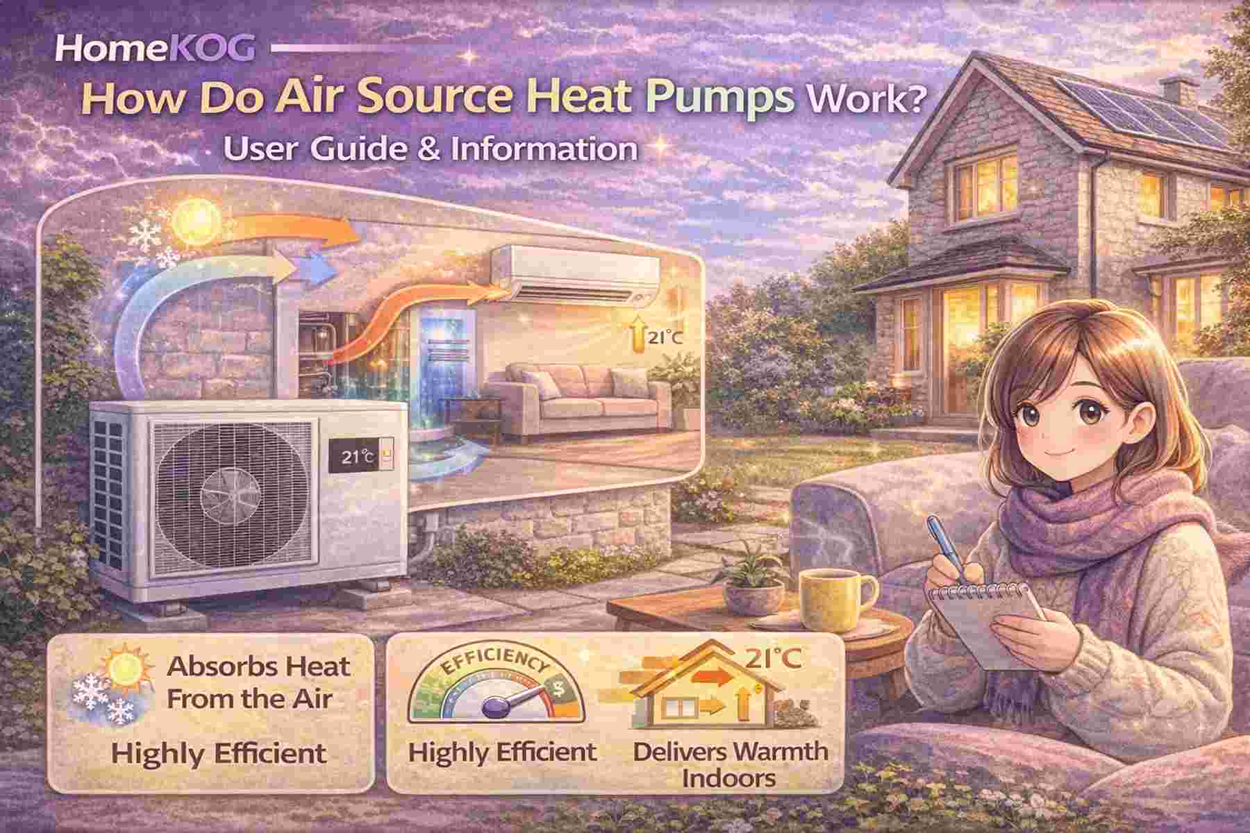 How do air source heat pumps work? User guide & Information