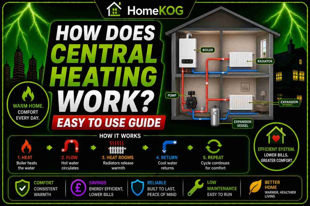 How Does Central Heating Work? Easy To Use Guide