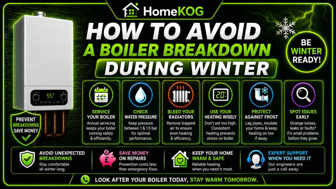 How to avoid a boiler breakdown during winter