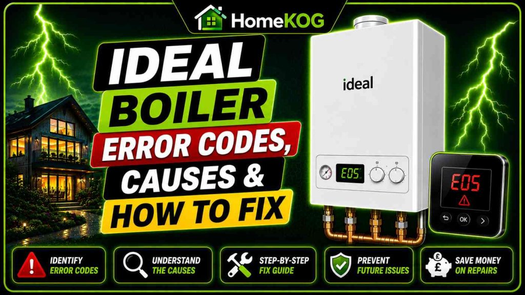 Ideal Boiler Error Codes, Causes & How To Fix