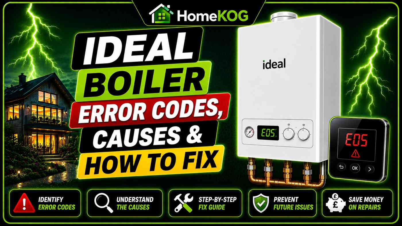 Ideal Boiler Error Codes, Causes & How To Fix
