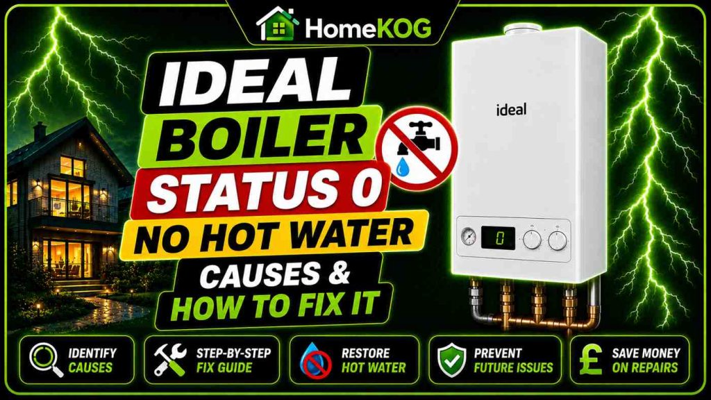 Ideal Boiler Status 0 No Hot Water Causes & How To Fix It