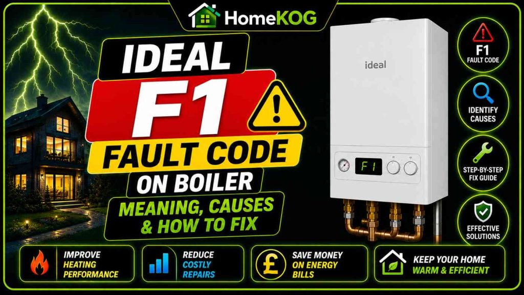 Ideal F1 Fault Code on Boiler Meaning, Causes & How To Fix