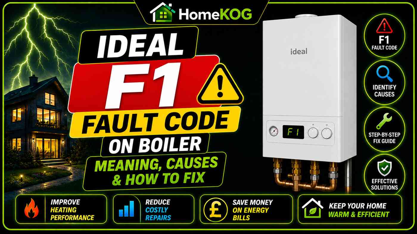 Ideal F1 Fault Code on Boiler Meaning, Causes & How To Fix