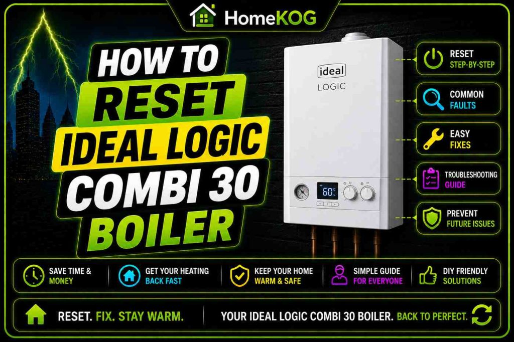 How to Reset Ideal Logic Combi 30 Boiler