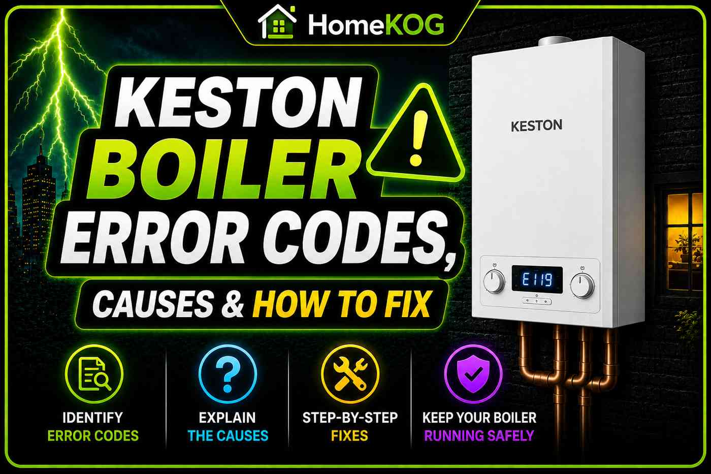 Keston Boiler Error Codes, Causes & How To Fix