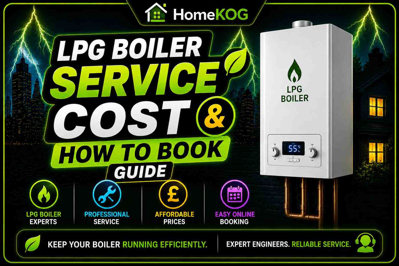 LPG Boiler Service Cost & How To Book guide