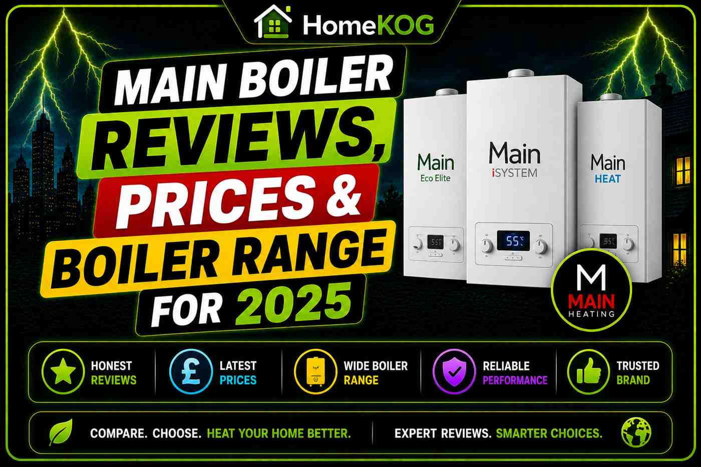 Main Boiler Reviews, Prices & Boiler Range For 2025