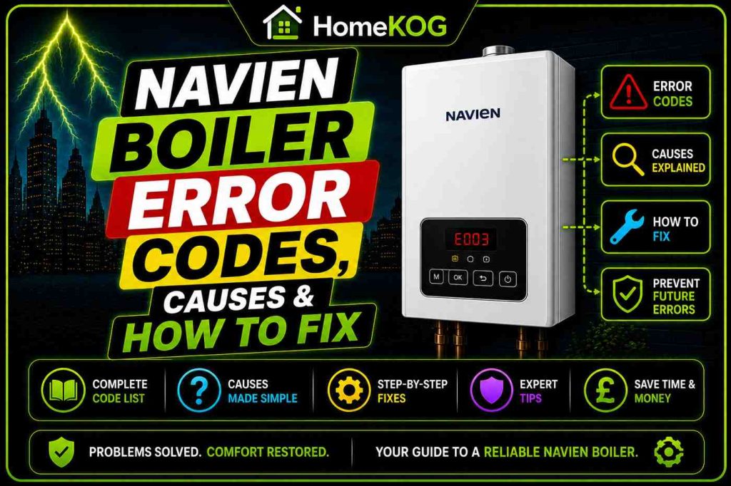 Navien Boiler Error Codes, Causes & How To Fix