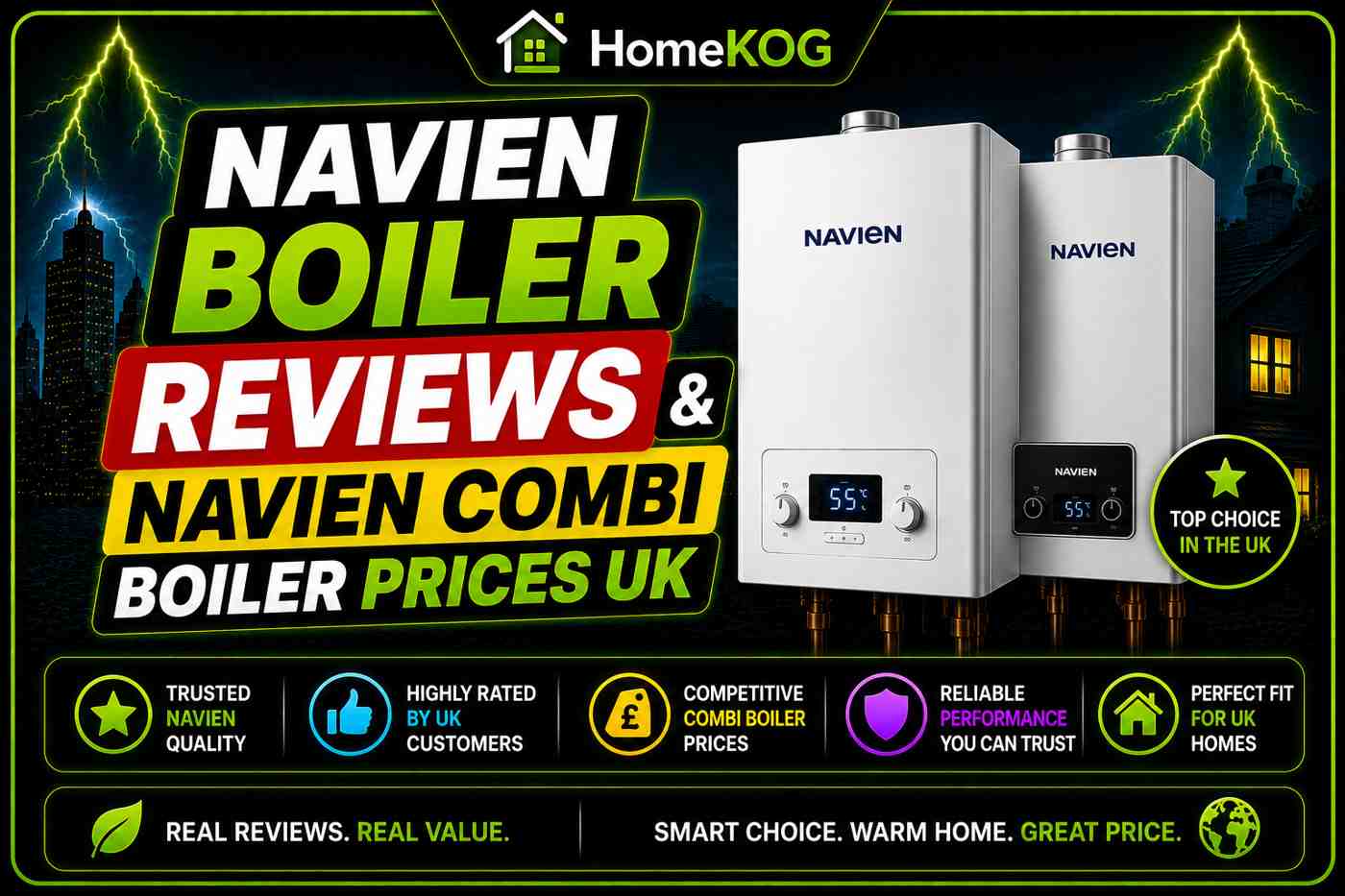 Navien Boiler Reviews & Navien Combi Boiler Prices UK