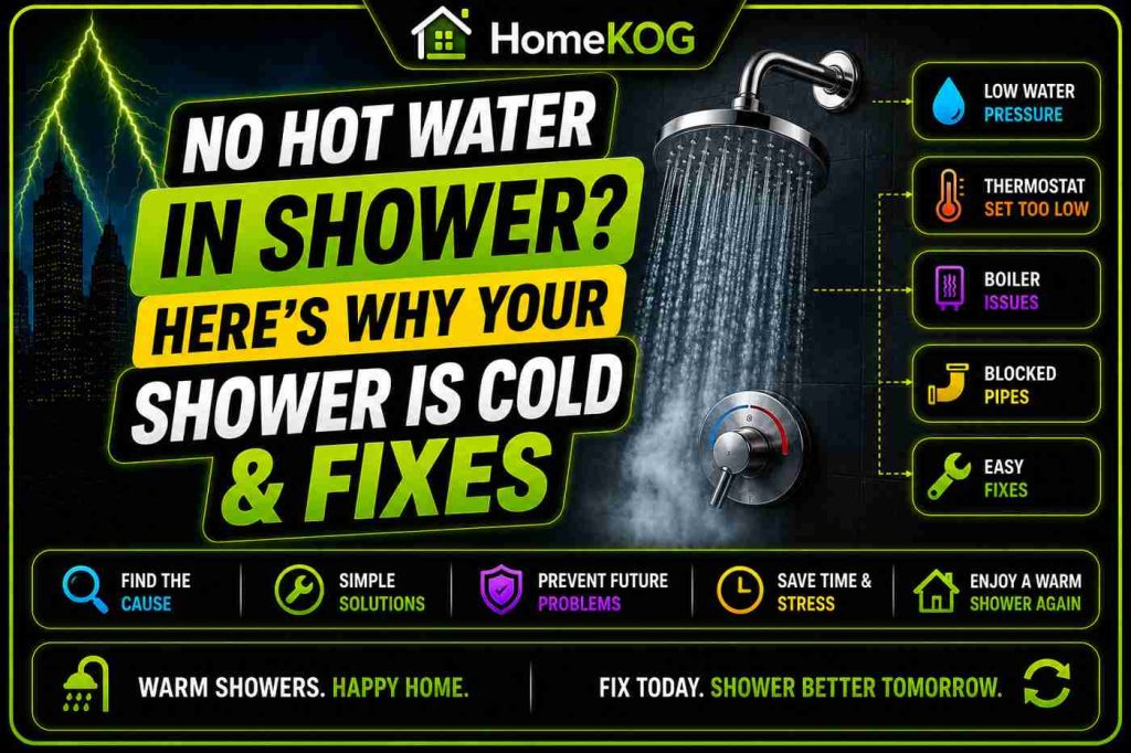 No Hot Water in Shower? Here’s Why Your Shower Is Cold & Fixes