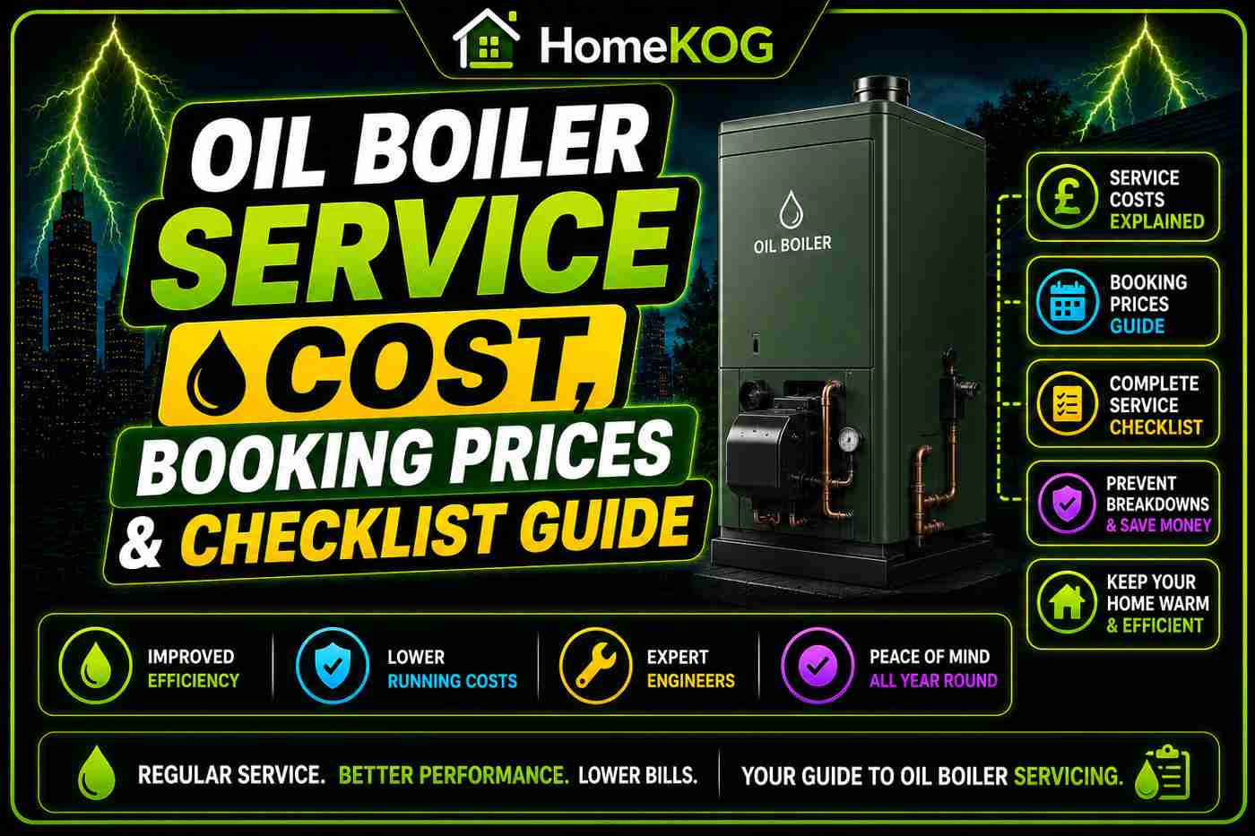 Oil Boiler Service Cost, Booking Prices & Checklist Guide