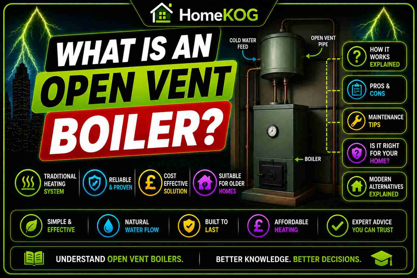 What Is An Open Vent Boiler?