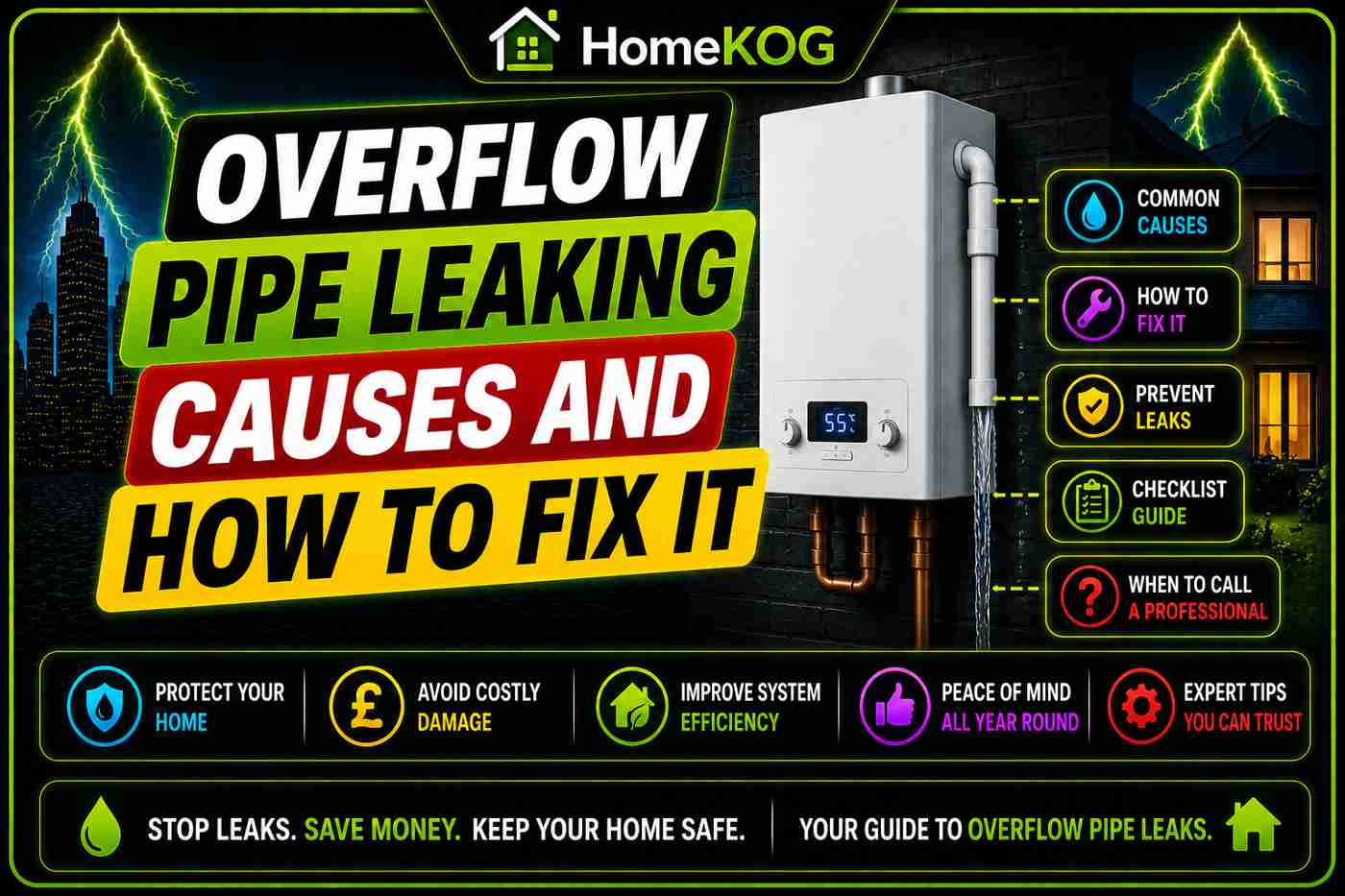 Overflow Pipe Leaking Causes And How To Fix It