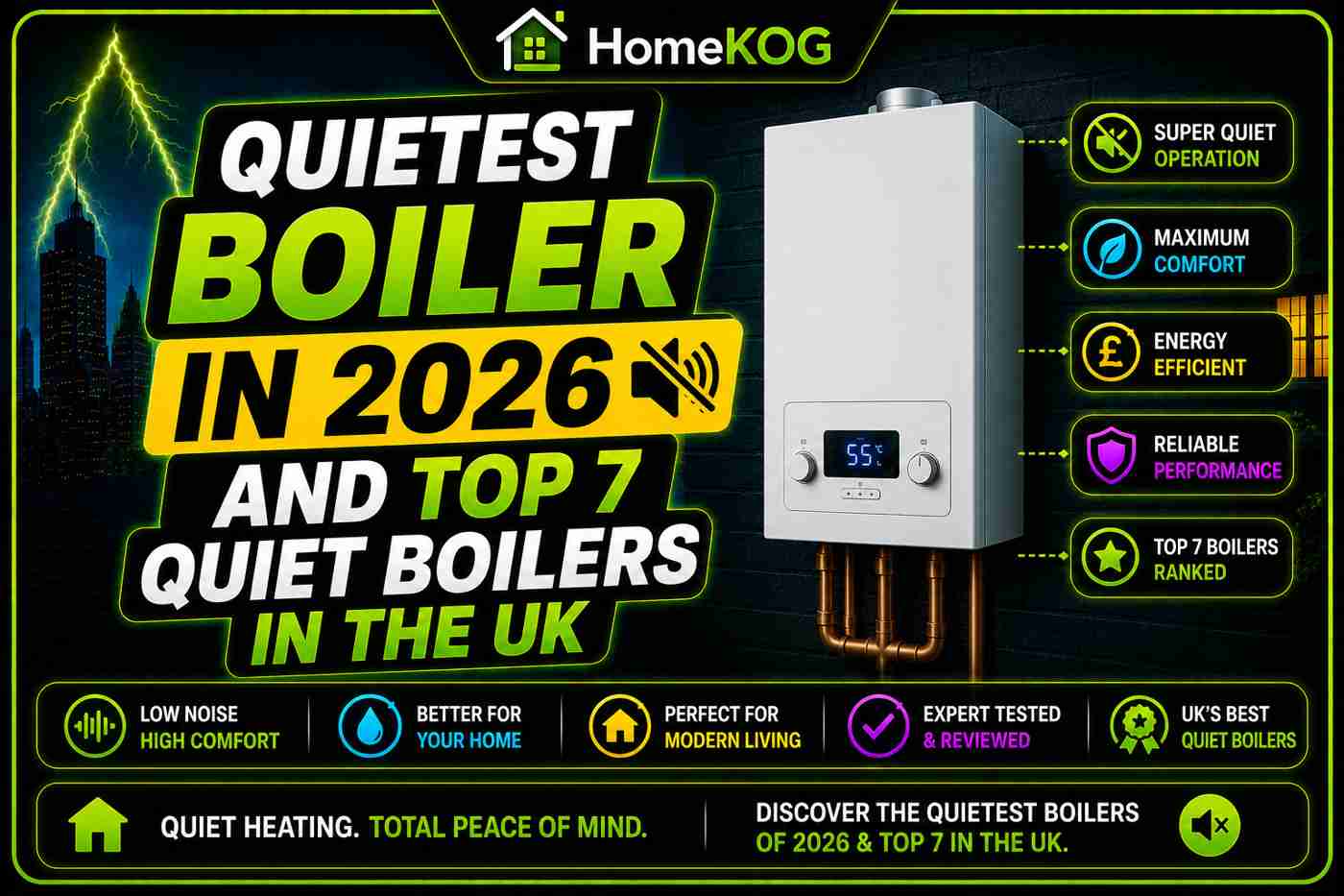 Quietest Boiler in 2026 and Top 7 Quiet Boilers in the UK