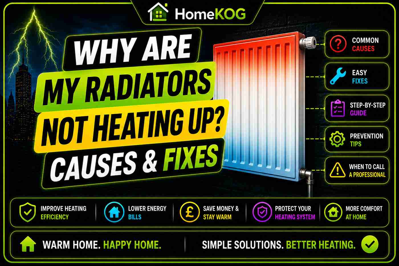 Why are My Radiators Not Heating Up? Causes & Fixes