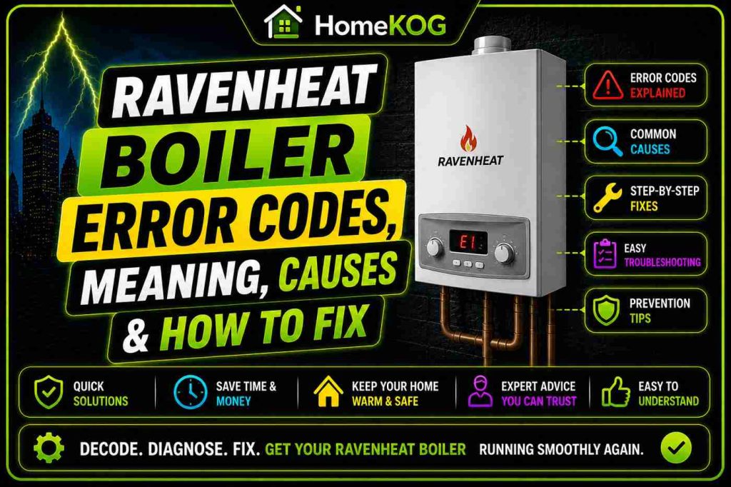 Ravenheat Boiler Error Codes, Meaning, Causes & How To Fix