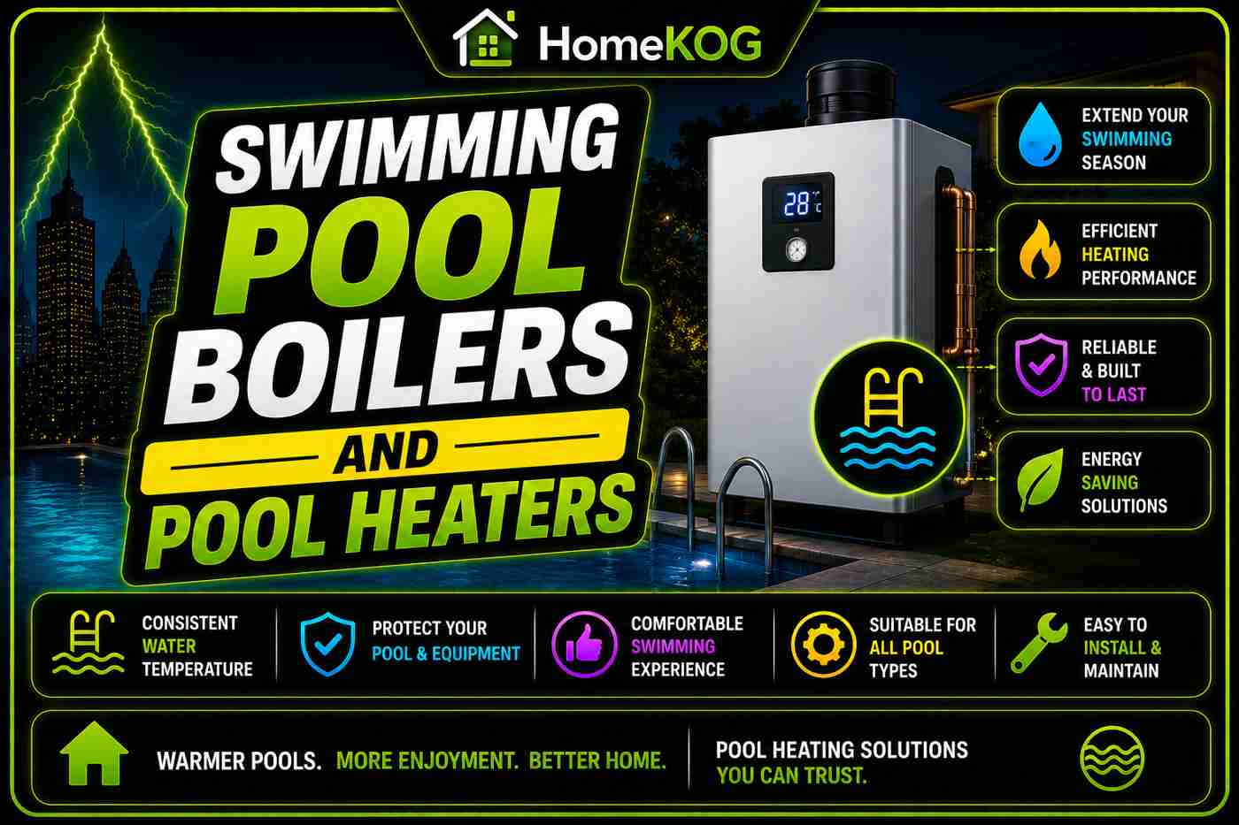 Swimming Pool Boilers and Pool Heaters
