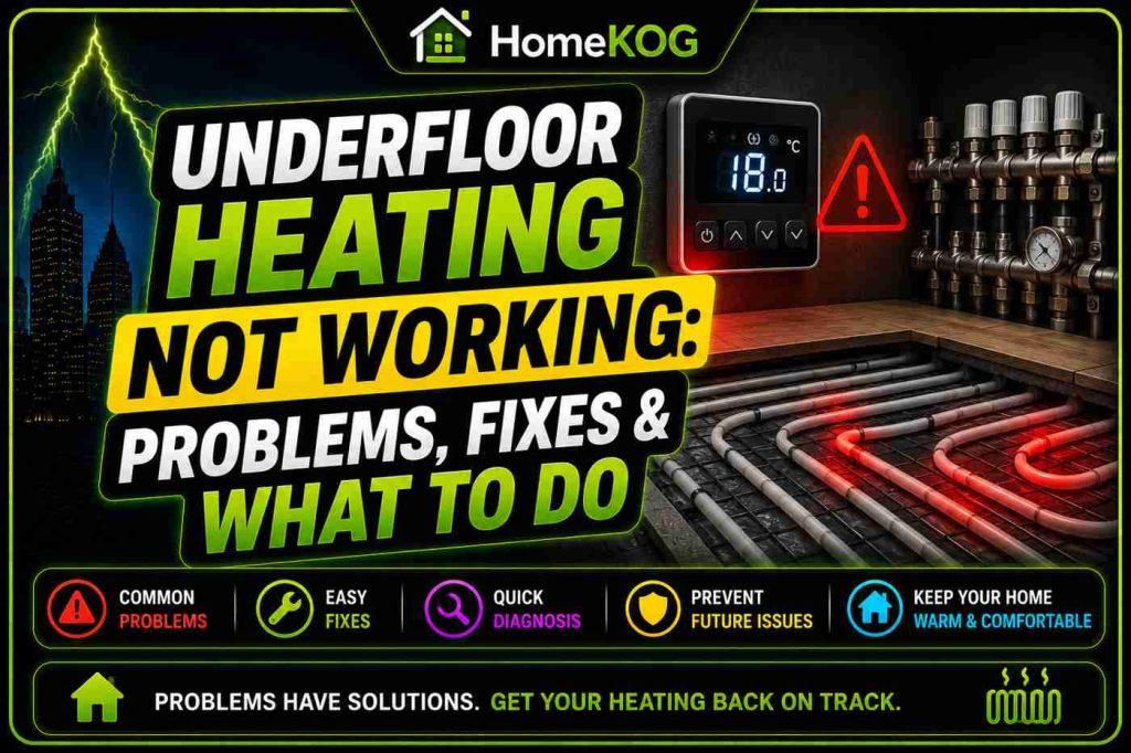 Underfloor Heating Not Working: Problems, Fixes & What to Do