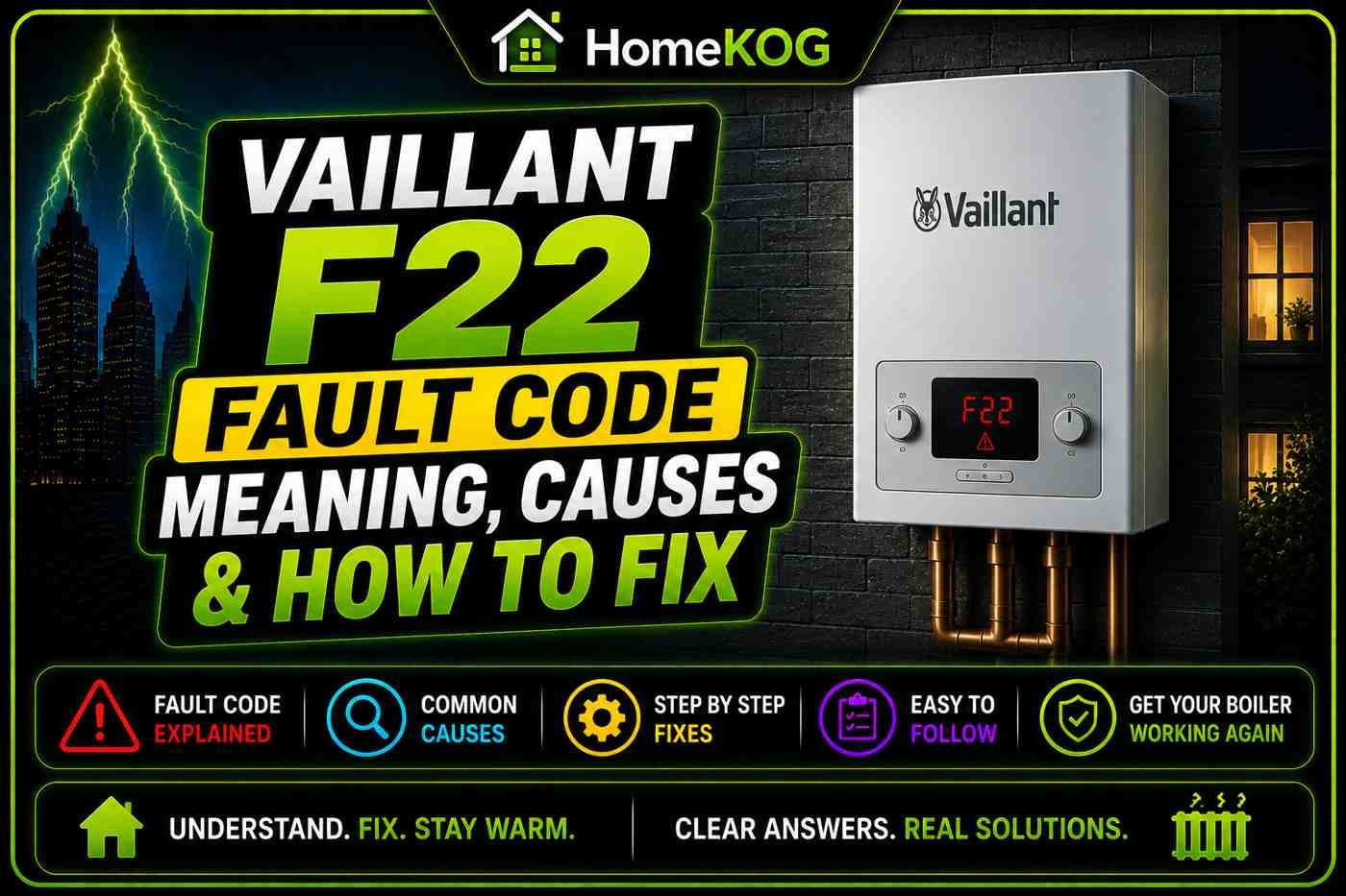 Vaillant F22 Fault Code Meaning, Causes & How To Fix