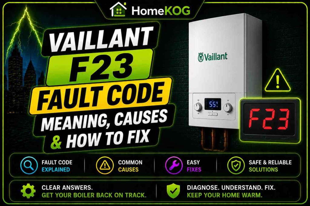 Vaillant F23 Fault Code Meaning, Causes & How To Fix