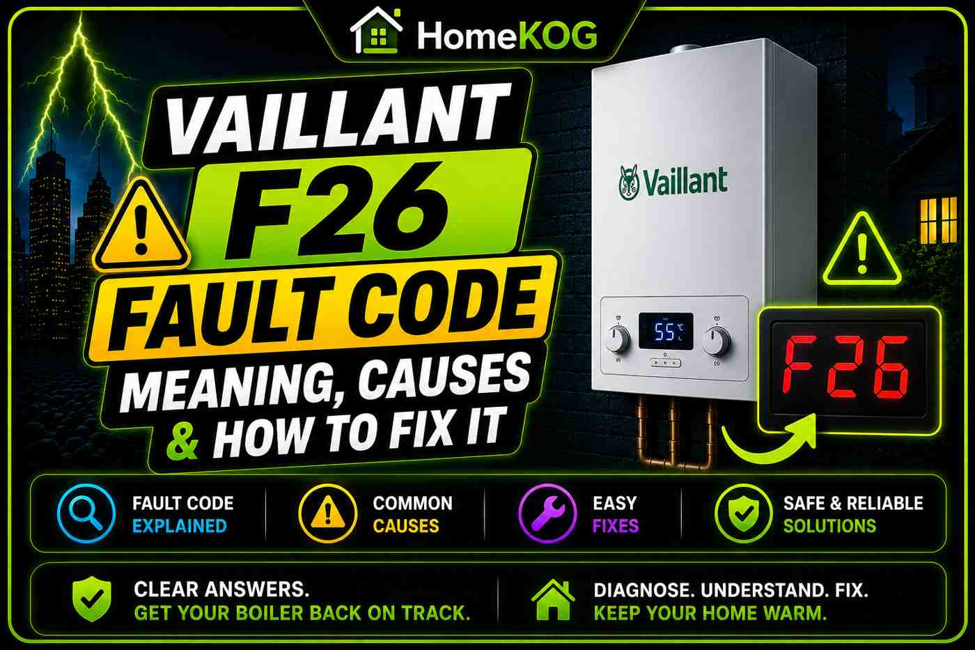 Vaillant F26 Fault Code Meaning, Causes & How To Fix It