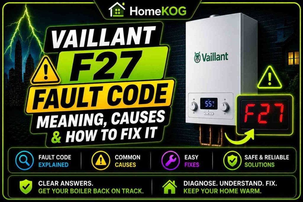 Vaillant F27 Fault Code Meaning, Causes & How To Fix It