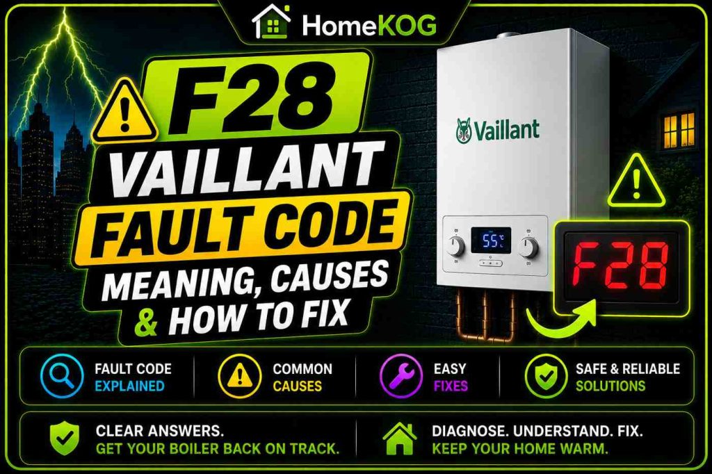 F28 Vaillant Fault Code, Meaning, Causes & How To Fix
